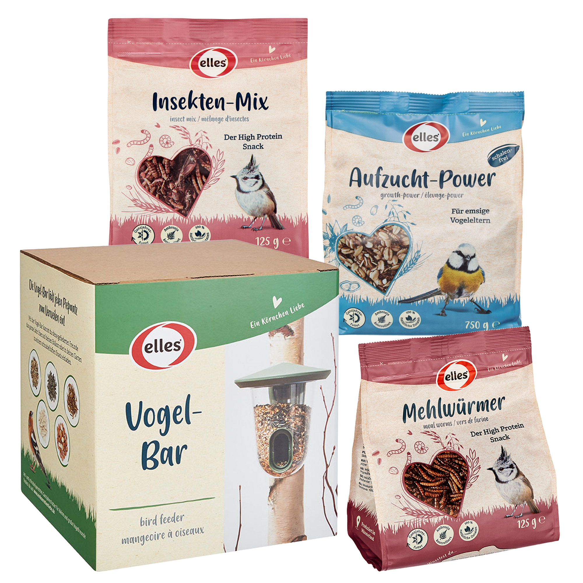 Wildvogelfutter-Set für Brut & Aufzucht
