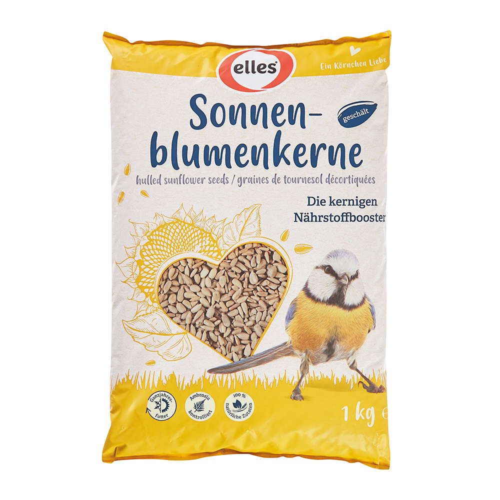 elles - Sonnenblumenkerne geschält 1kg - 1 x 1 kg - 3