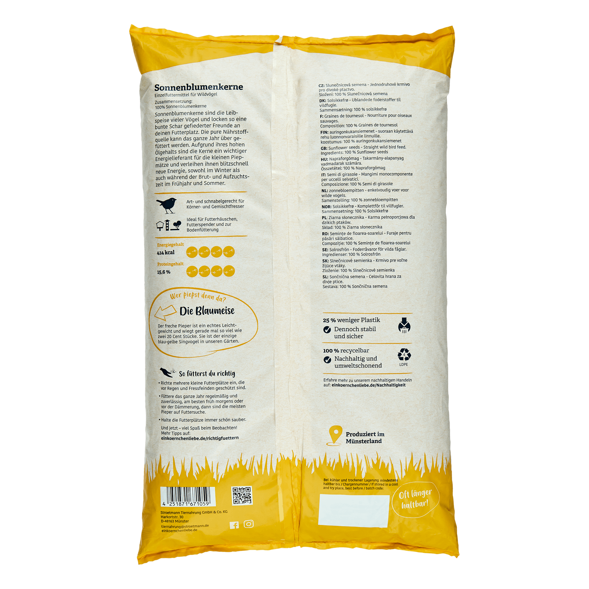 elles - Sonnenblumenkerne 2,5kg - 1 x 2.5 kg - 2