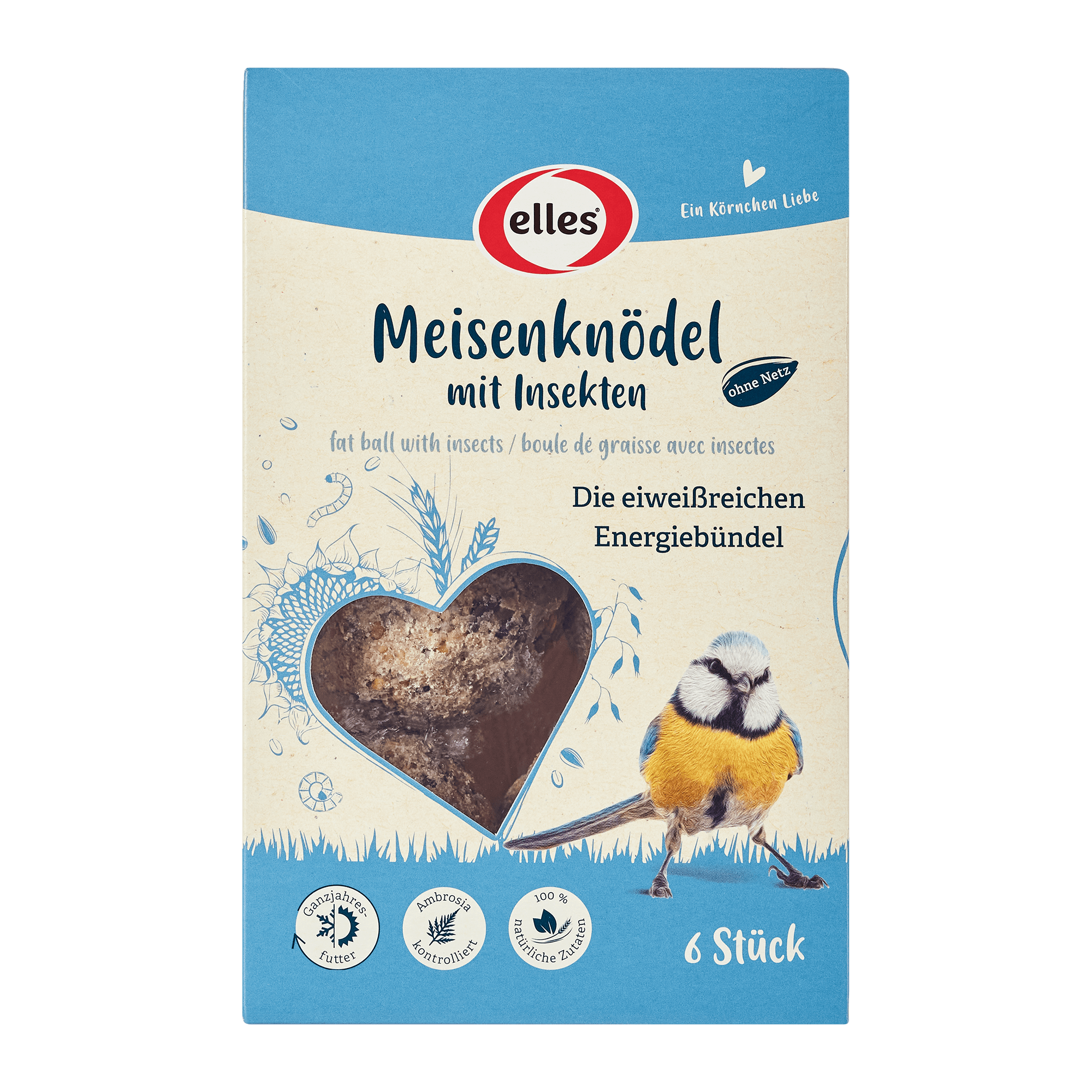 elles - Protein-Paket - Futter für Wildvögel - 4