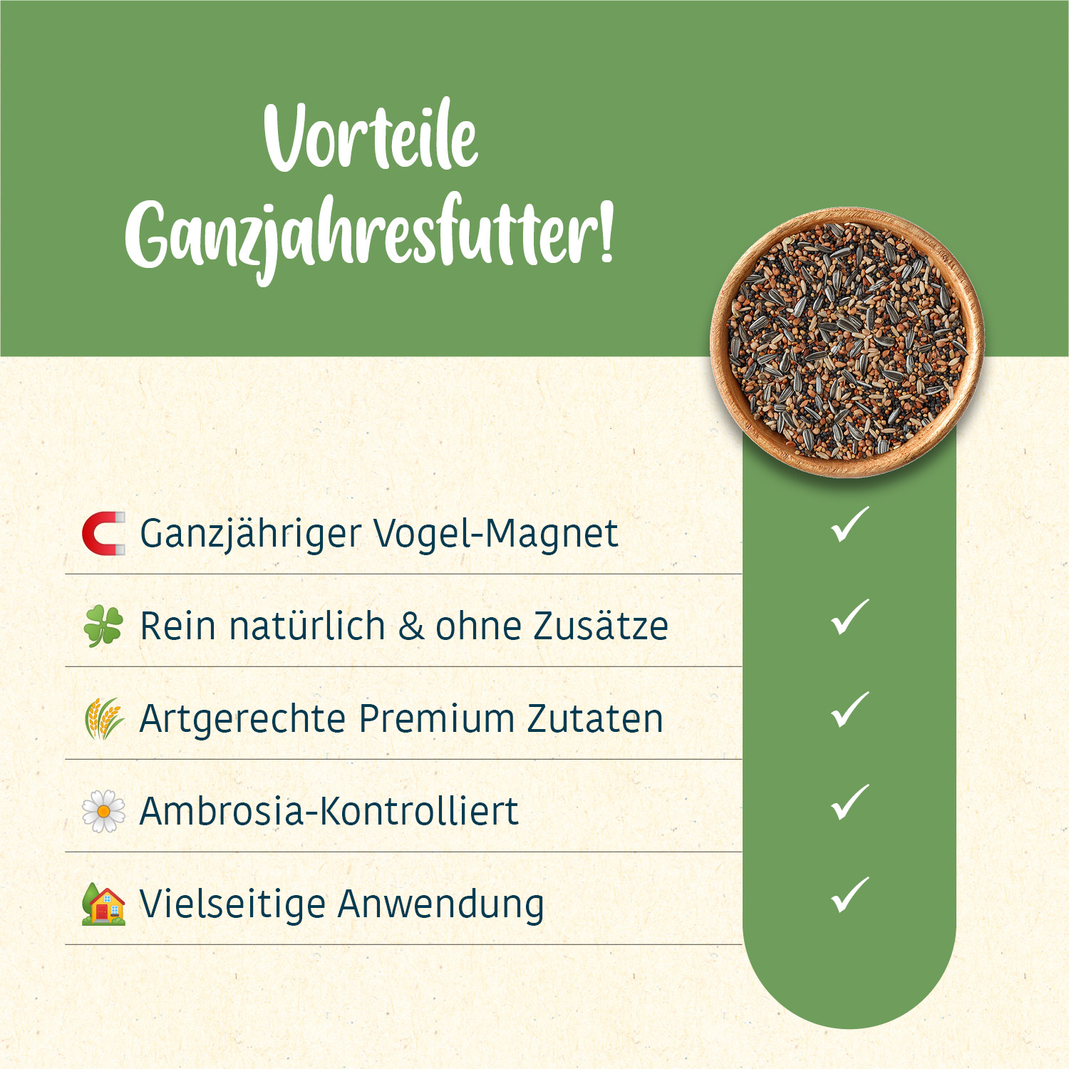 elles - Wildvogelfutter - 1 x 10 kg - 2