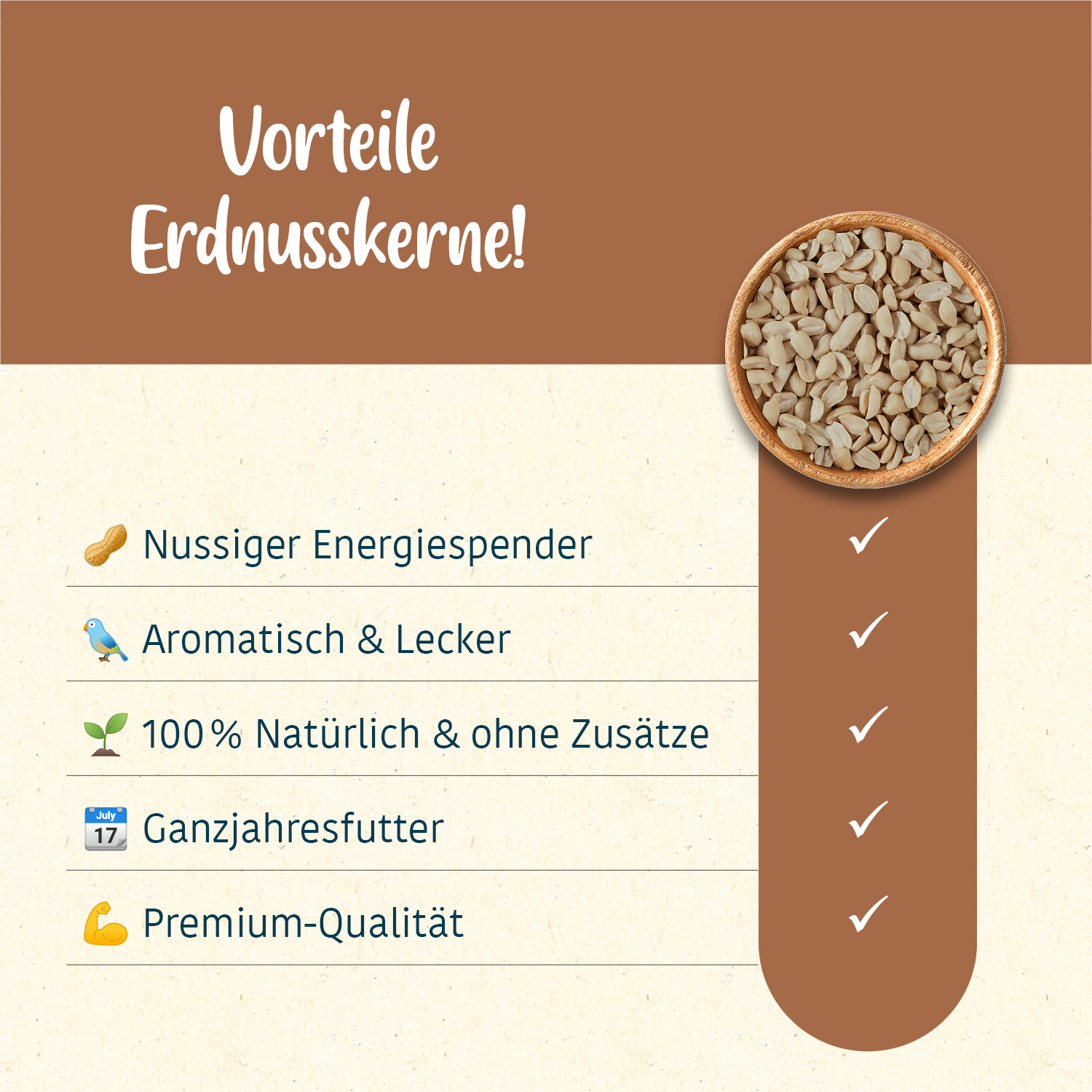 elles - Erdnüsse 1kg - 1 x 1 kg - 2