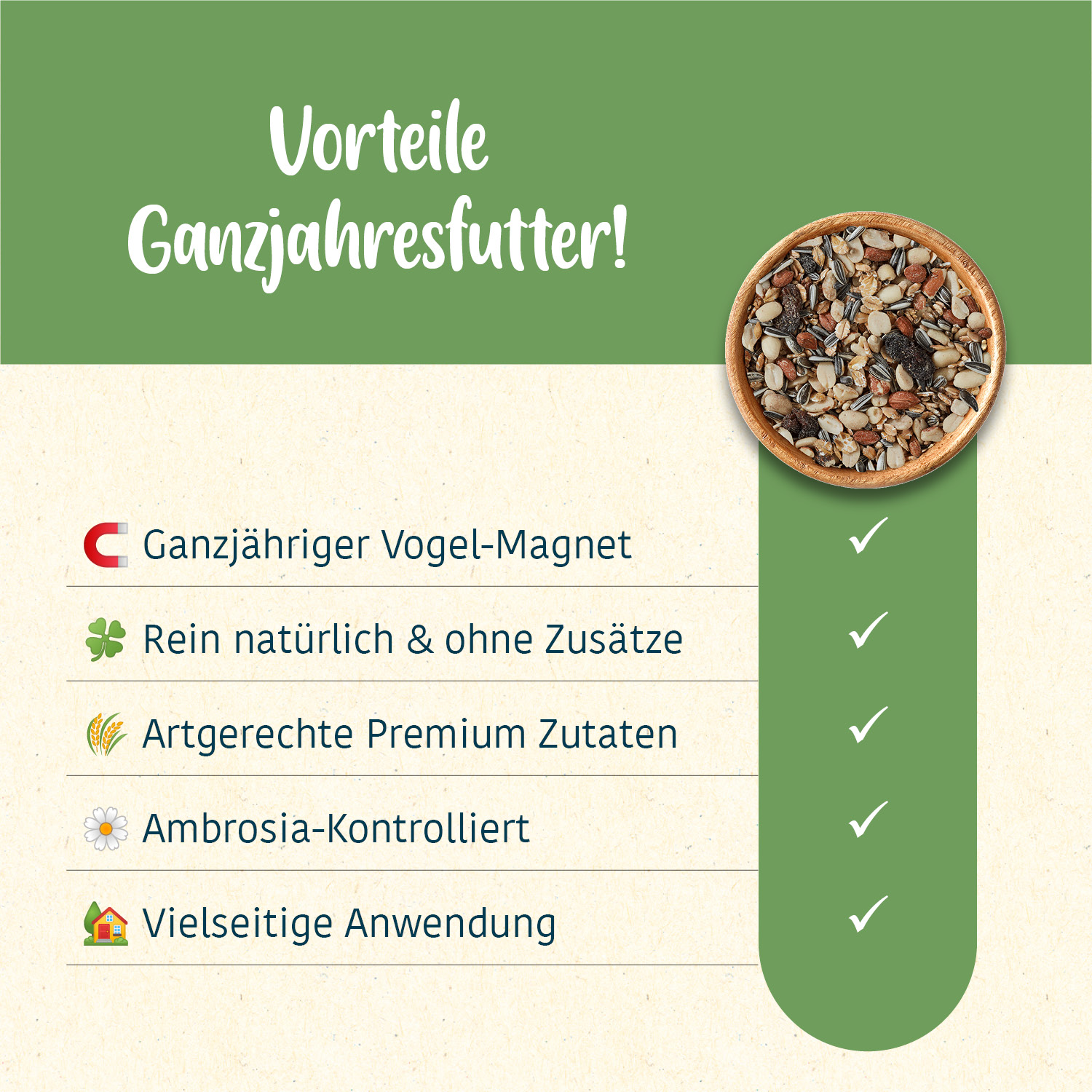 elles - Wildvogel-Mix  - 1 x 20 kg - 3