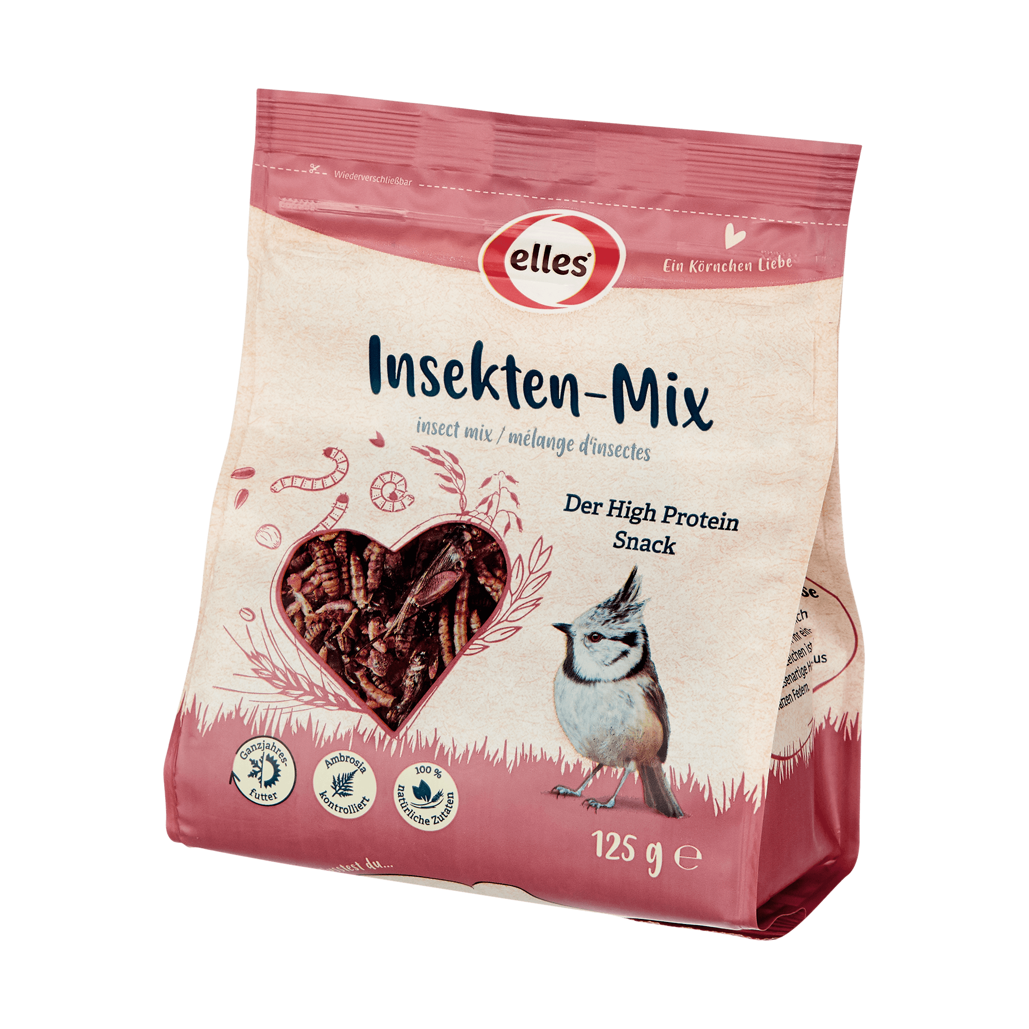 elles - Wildvogelfutter-Set für Brut & Aufzucht - 4 x Stück - 3