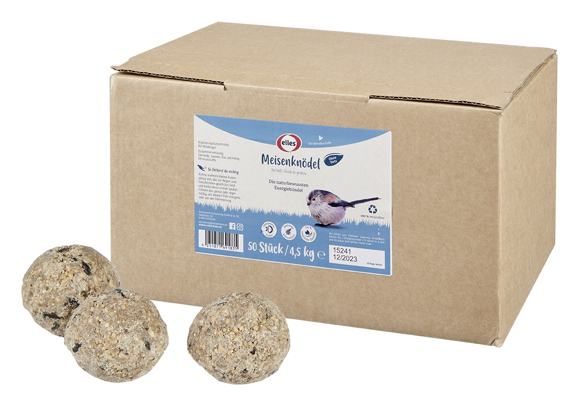 elles - Meisenknödel 50 Stk. o. Netz - 1 x 4.5 kg - 1