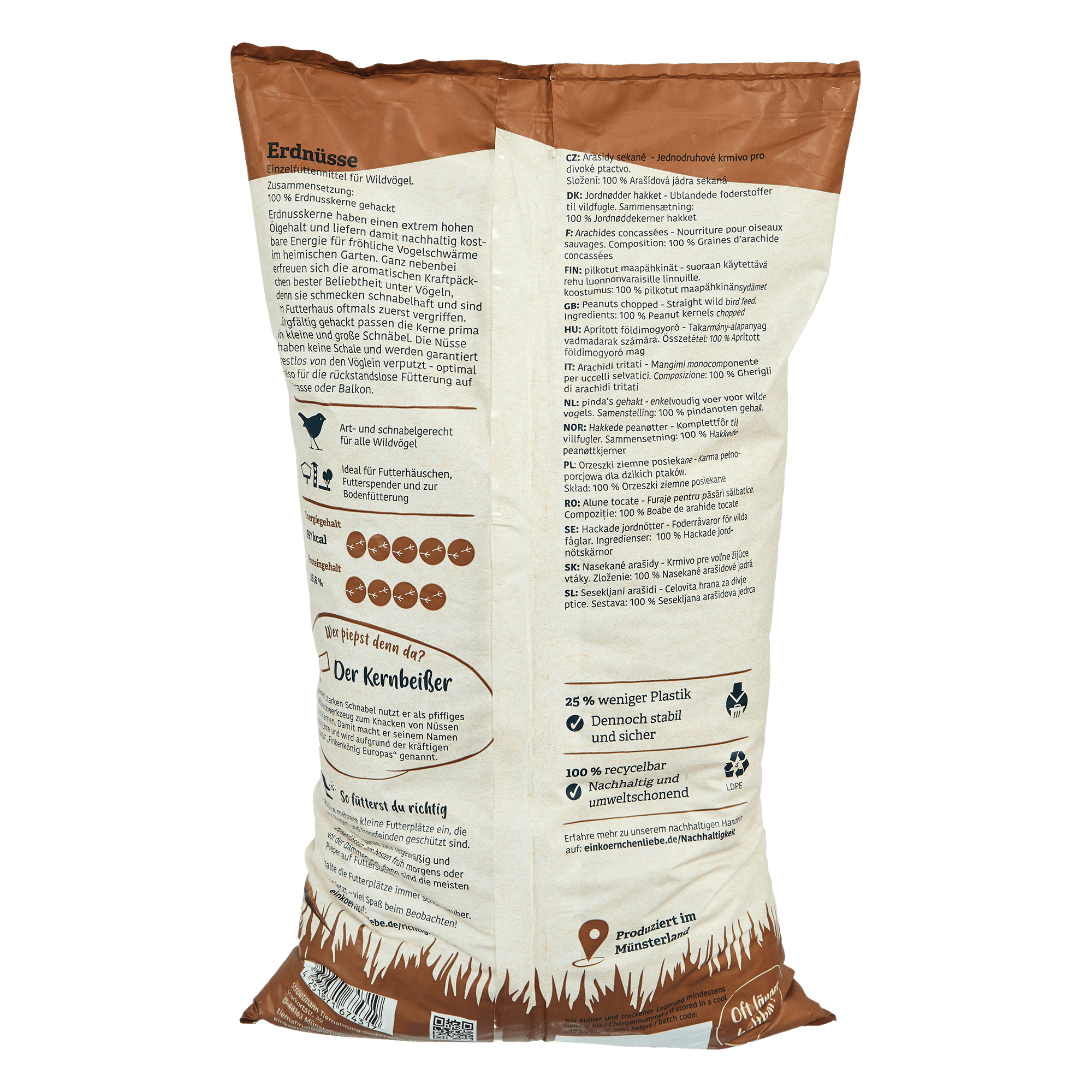 elles - Erdnüsse gehackt 2,5kg - 1 x 2.5 kg - 2