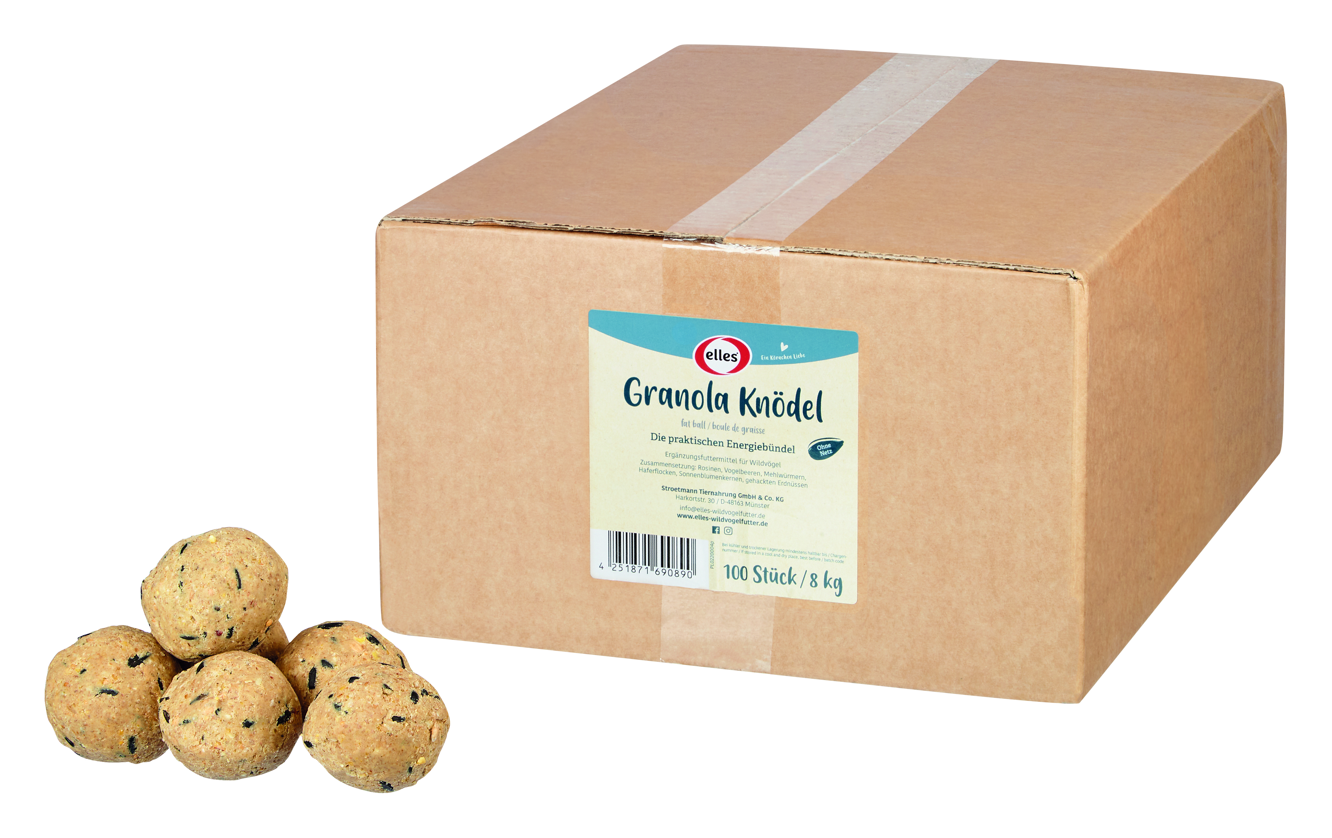 elles Granola Knödel ohne Netz 100er