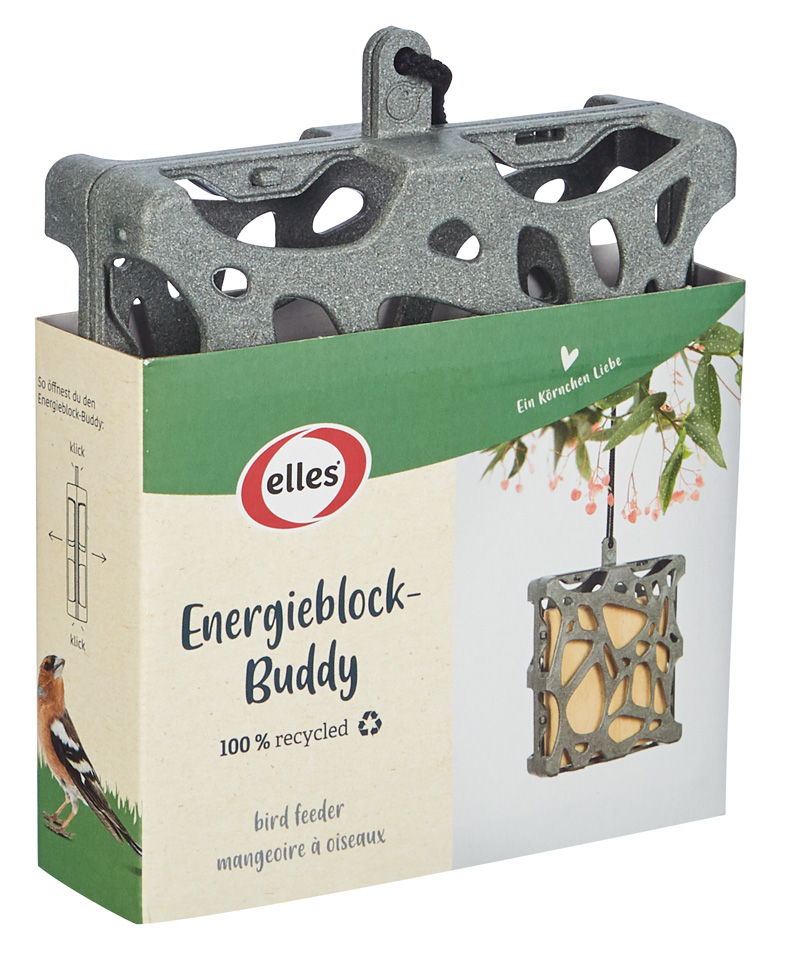 Vogelfutterspender "Energieblock-Buddy"