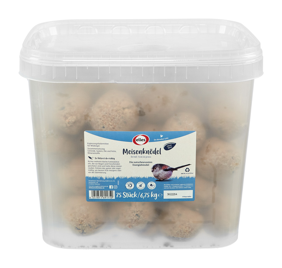 elles - Meisenknödel 75 Stk. o. Netz  - 1 x 6.75 kg - 1
