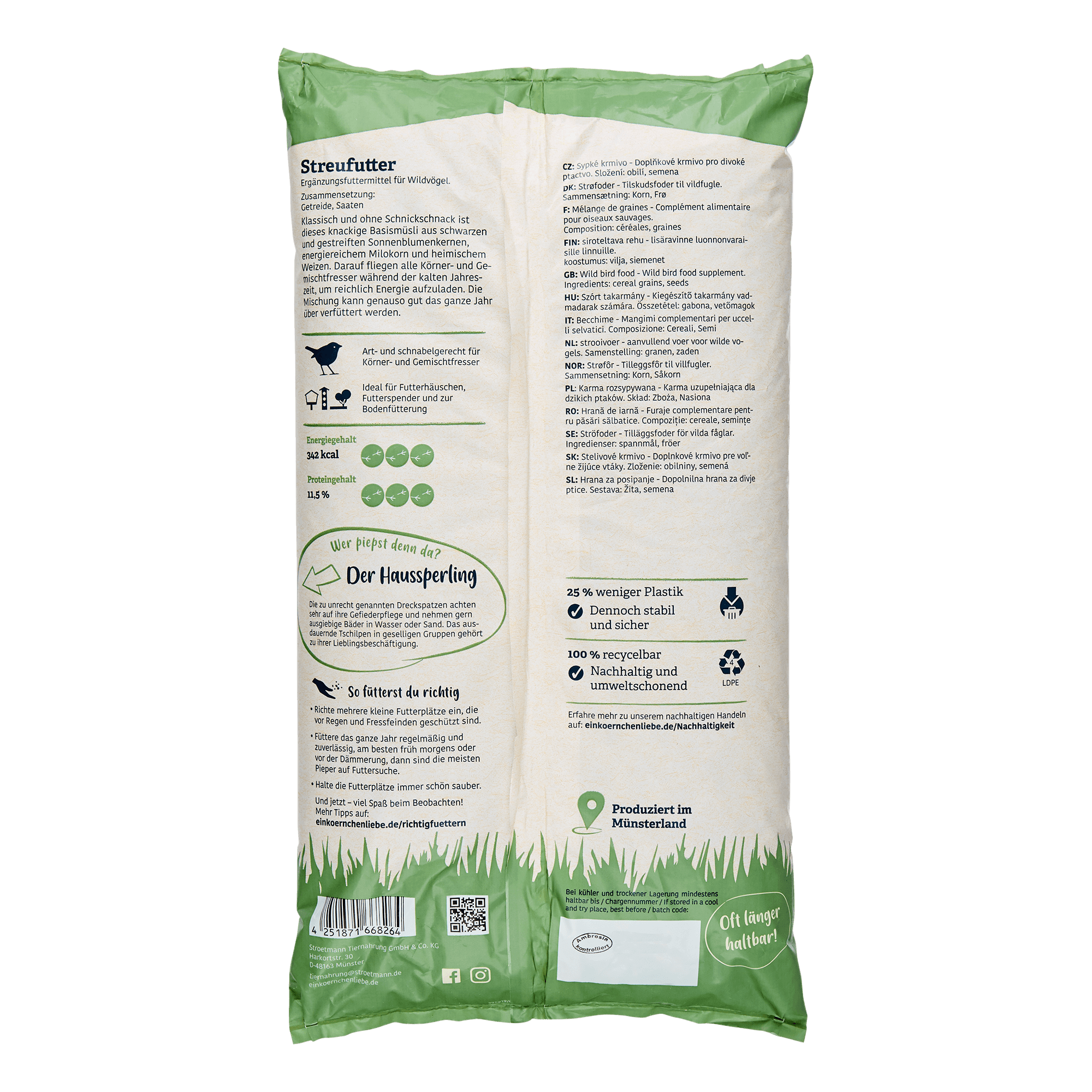 elles - Streufutter 2,5kg - 1 x 2.5 kg - 2