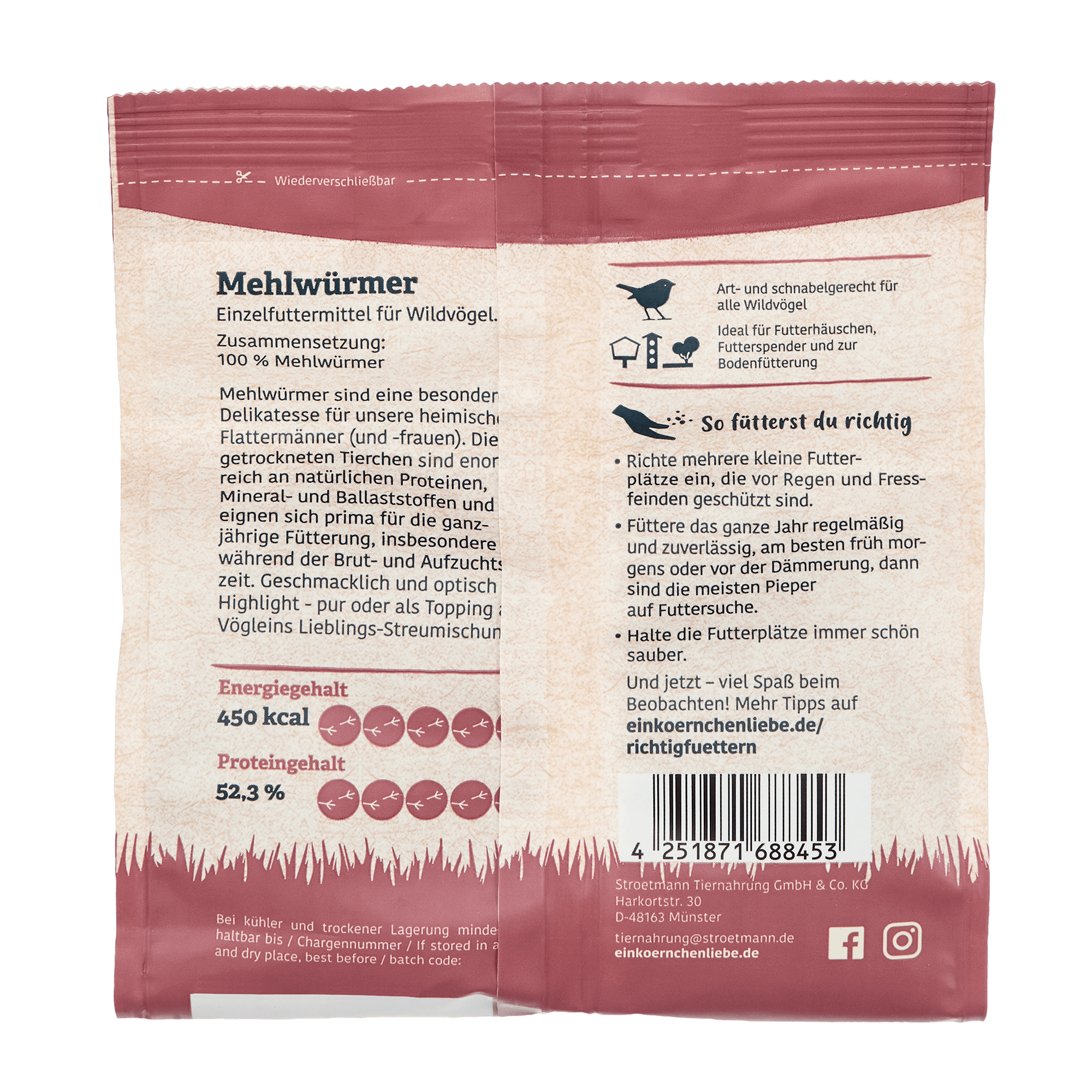 elles - Mehlwürmer 125g - 1 x 125 g - 2