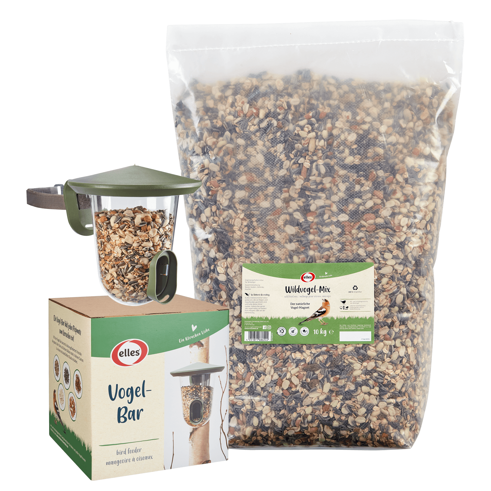 Garten-Set für Wildvögel