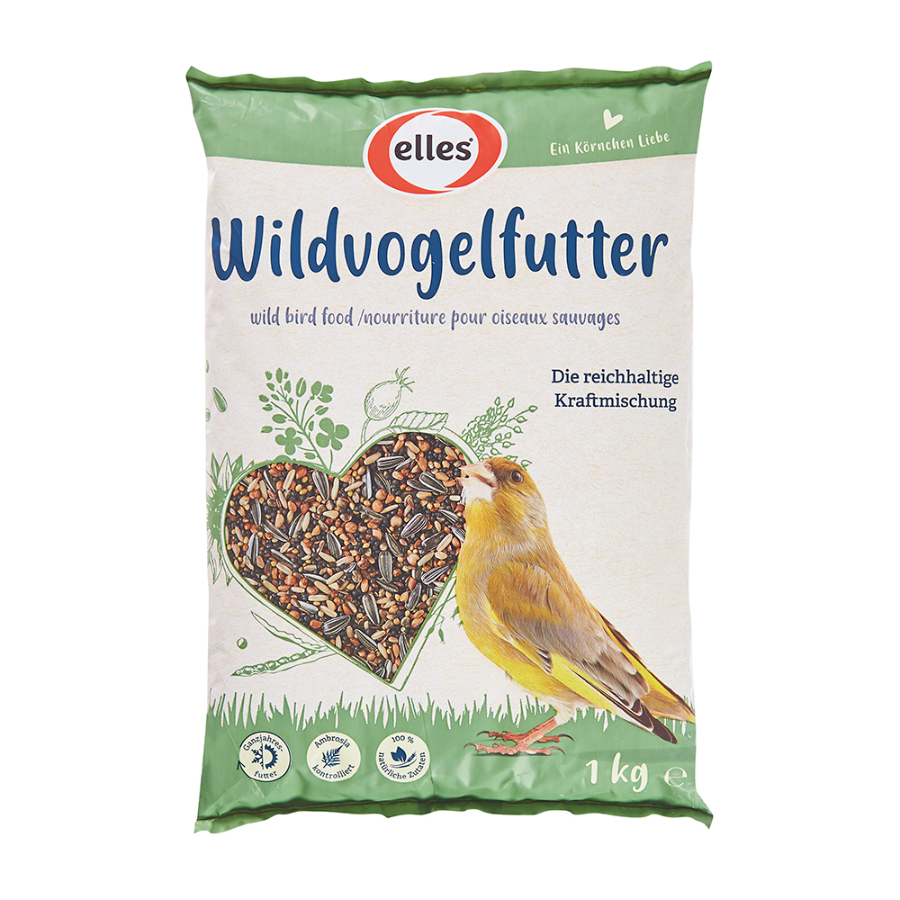 elles - Wildvogelfutter 1kg - 1 x 1 kg - 3