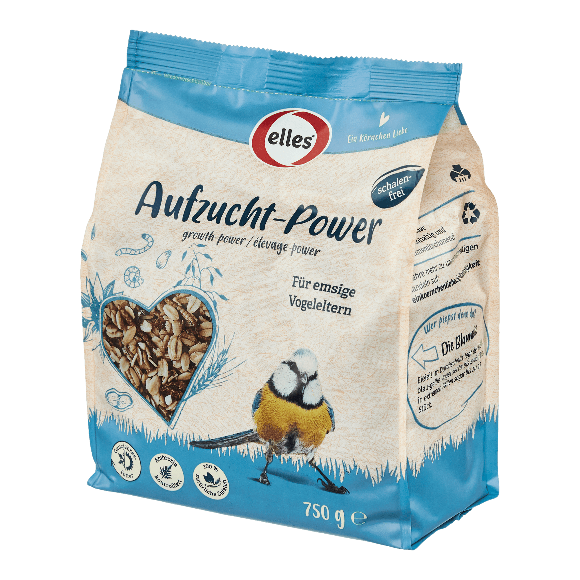 elles - Wildvogelfutter-Set für Brut & Aufzucht - 4 x Stück - 2