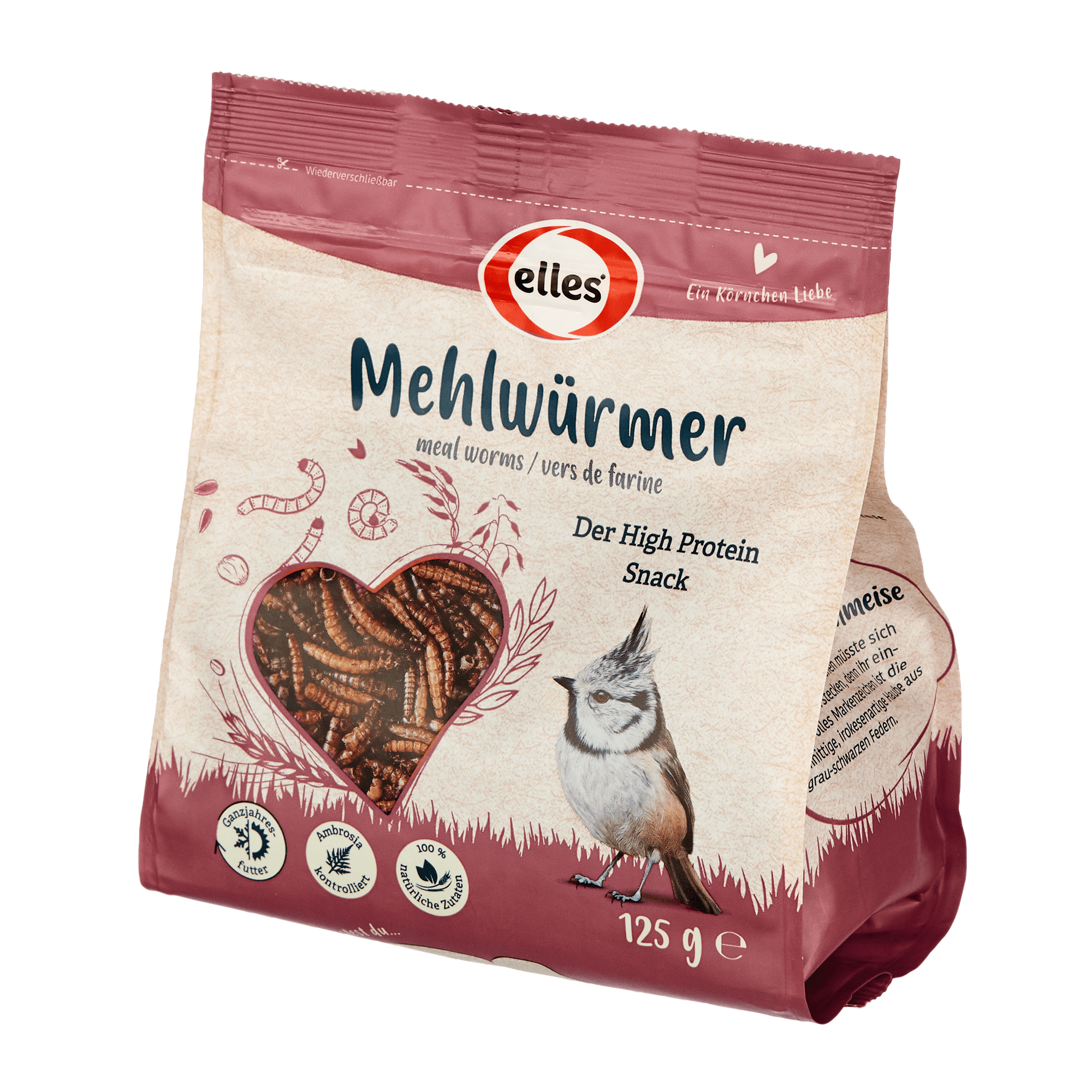 elles - Wildvogelfutter-Set für Brut & Aufzucht - 4 x Stück - 4